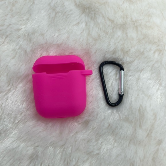 Pink AirPods silicon case 1st/ 2nd generation.